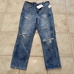 Flying Monkey 30 West Side High Rise Crop Straight Jeans